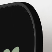 先生と子供 レトロ グルーヴィー 100日間の学校生活 ピックルボールラケット (左詳細)