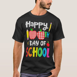 先生と学生のための学校の幸せ100日 Tシャツ