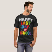 先生と学生のための学校の最終日 Tシャツ (正面フル)