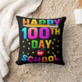 先生と学生のための幸せな100th日 クッション (ブランケット)
