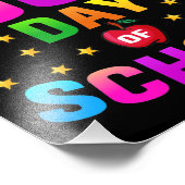 先生と学生のための幸せな100th日 フォトプリント            (角)