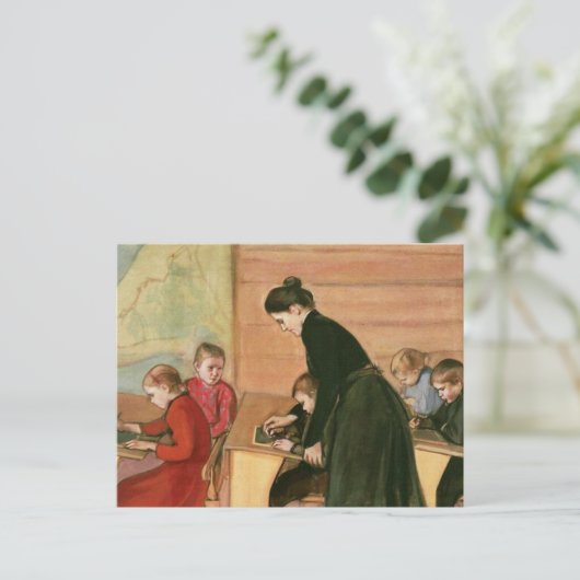 先生と学生絵画ズ ポストカード (スタンド正面)