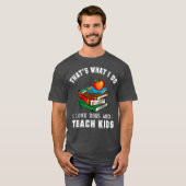 先生と愛犬家ギフト Tシャツ (正面フル)