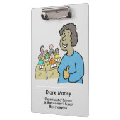 先生と教室のテーマ クリップボード (左)