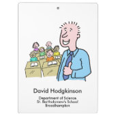 先生と教室のテーマ クリップボード (裏面)