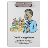 先生と教室のテーマ クリップボード (正面)