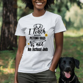 先生と犬の愛教え者I Tシャツ