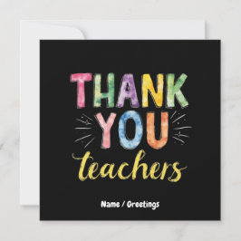 先生と生徒のための卒業プレゼント 感謝を込めて 招待状