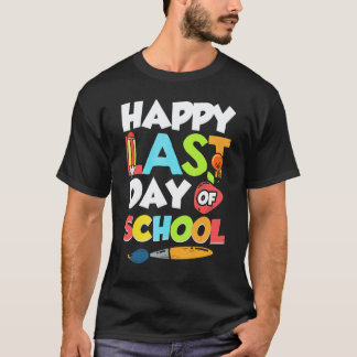 先生と生徒のための学校最後の日 Tシャツ