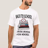 先生と生徒のバックトゥスクール Tシャツ (正面)