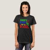 先生と生徒の学校再開 初日 Tシャツ (正面フル)