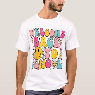 先生と生徒の新学期のお祝い Tシャツ