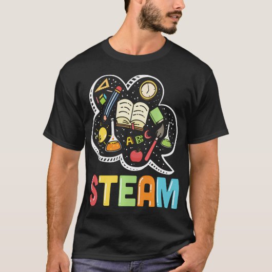 先生と生徒のSTEMバックトゥスクール Tシャツ (正面)