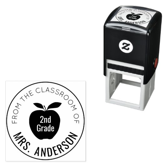 先生と等級 |教室から セルフインキングスタンプ (インサイチュ)