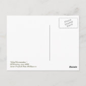 先生と絵画学生ファインアート ポストカード (裏面)