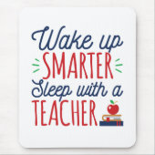 先生と頭が切れるして寝る マウスパッド (正面)