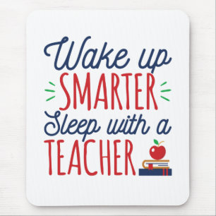 先生と頭が切れるして寝る マウスパッド