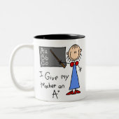 先生とA ツートーンマグカップ (左)