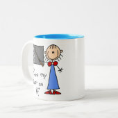 先生とA ツートーンマグカップ (正面左)