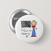 先生とA 缶バッジ (正面&裏面)