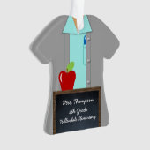 先生とApple Profession オーナメント (正面)