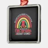 先生なので、愛5年生されているおもしろいの外観 メタルオーナメント (左)