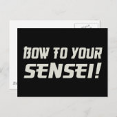 先生におじぎなさい! ポストカード (正面/裏面)