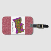 先生にはクラスの荷物タグがある  |先生 ラゲッジタグ (正面横)