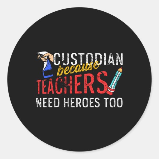 先生にもヒーローが必要なカストディー ラウンドシール (正面)