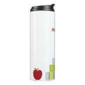 先生によって積み重ねられる本のカスタムな熱タンブラー タンブラー (回転左)