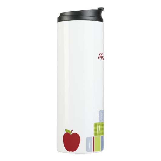 先生によって積み重ねられる本のカスタムな熱タンブラー タンブラー (回転左)