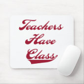 先生にクラスの赤があります マウスパッド (マウス)