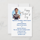 先生に感謝 カード (正面)