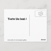 先生に授業をカスタマイズする： ポストカード (裏面)