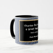 先生のおかげでパーソナライズな マグカップ (正面左)