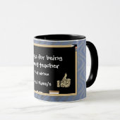 先生のおかげでパーソナライズな マグカップ (正面右)