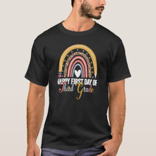 先生のために男の子の女の子の幸せ最初の日 Tシャツ