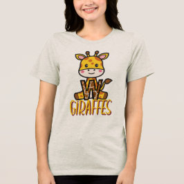 先生のためのキュートなTシャツ トライブレンドTシャツ