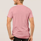 先生のためのタイポグラフィー引用 トライブレンドTシャツ (裏面)