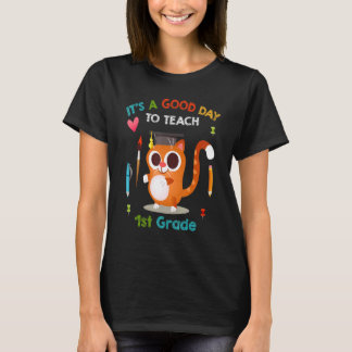 先生のためのバックトゥスクール ピートにとっては良い日です Tシャツ