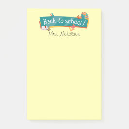 先生のためのバックトゥスクール Post-it® ノート 4 x 6 ポストイット