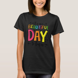 先生のための学習の日は美しい Tシャツ