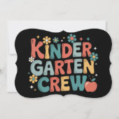 先生のための幼稚園のバックトゥスクールグッズ カード (正面)