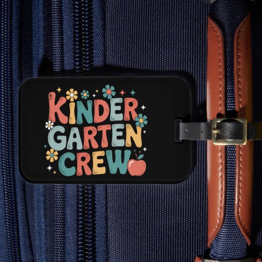 先生のための幼稚園バックトゥスクールグッズ ラゲッジタグ (正面インサイチュ4)