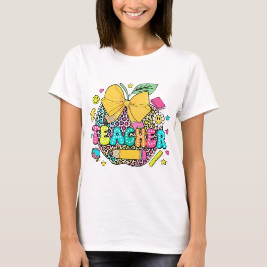 先生のための新学期グッズ Tシャツ (正面)