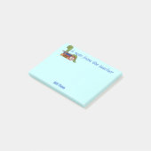 先生のための本の虫の付箋 ポストイット (アングル)