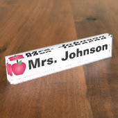 先生のための机用ネームプレート デスクネームプレート (側面)