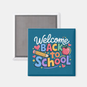 先生のための楽しいバックトゥスクールグッズ 学校の先生 初登校 面白い マグネット (正面/裏面)