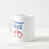 先生のための面白い文法警察コーヒーマグ コーヒーマグカップ (正面左)