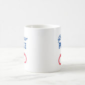 先生のための面白い文法警察コーヒーマグ コーヒーマグカップ (中央)